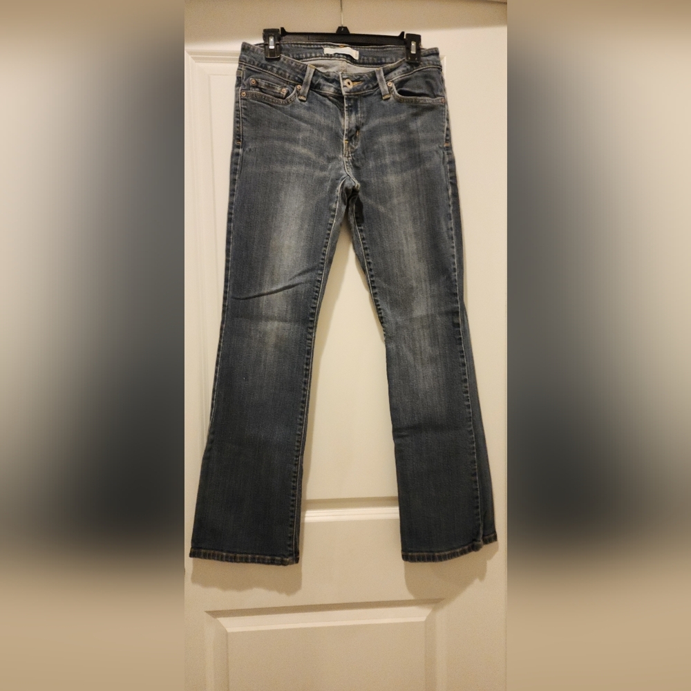 Levi's 545 Classic Blue Women's Low Rise Bootcut Jeans